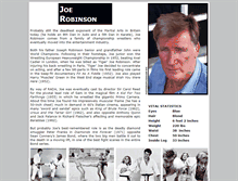 Tablet Screenshot of joe-robinson.007magazineonline.co.uk